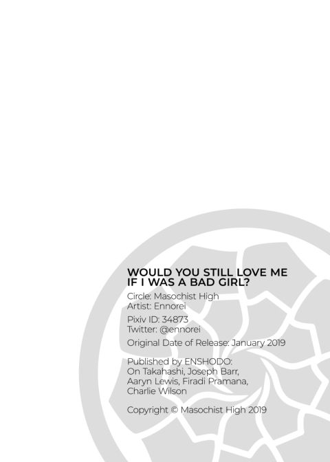 Would You Still Love Me If I Was a Bad Girl? Chapter 1 page 30