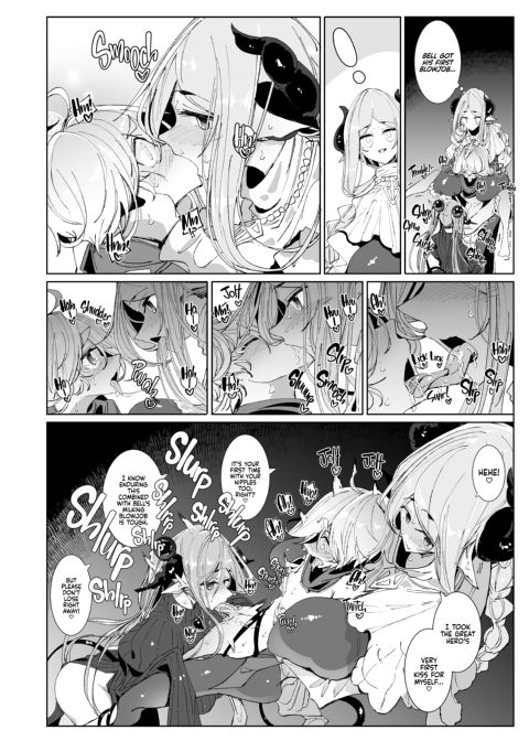 The Demon Lord Is Gone, the World Is at Peace... What Are the Hero and His Futa Succubi Gonna Do!? Chapter 1 page 9