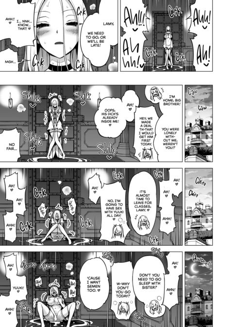 Hands-On Draining With Three Succubus Sisters - Chapter 3: Yuuki's Succubus Confinement Chapter 1 page 77
