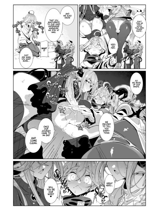 The Demon Lord Is Gone, the World Is at Peace... What Are the Hero and His Futa Succubi Gonna Do!? Chapter 1 page 7