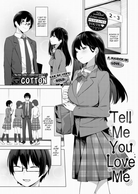 Tell Me You Love Me Chapter 1 page 1