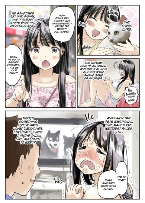 I Only Intended to Peek Through my Girlfriend's Phone Chapter 1 page 6