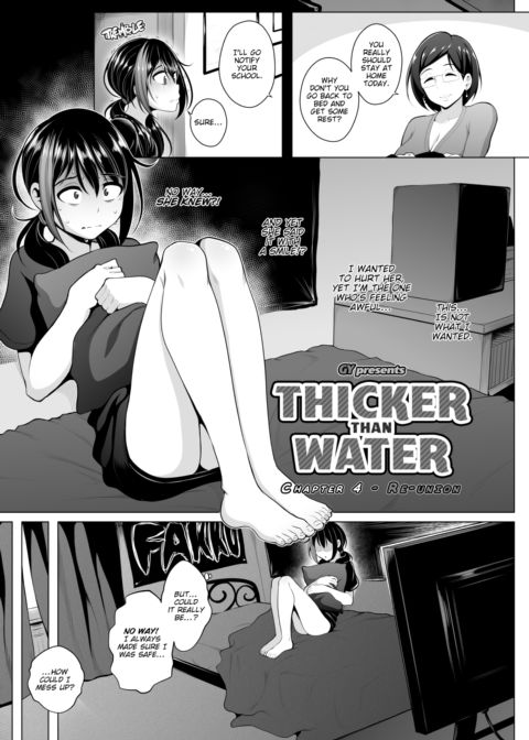 Thicker Than Water Chapter 4 - Re-Union Chapter 1 page 1