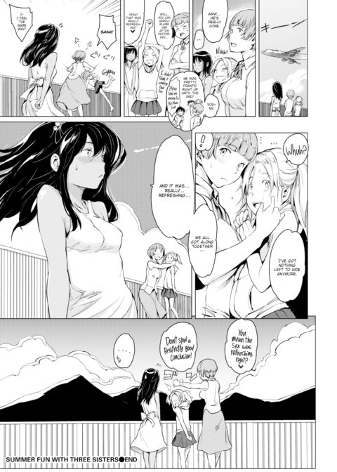 Summer Fun with Three Sisters ~Hot Spring Party~ Chapter 1 page 18