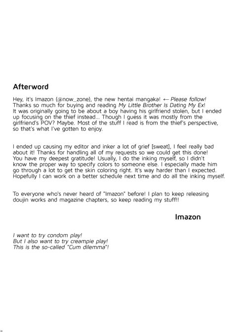 My Little Brother is Dating My Ex - Part 2 Chapter 1 page 31