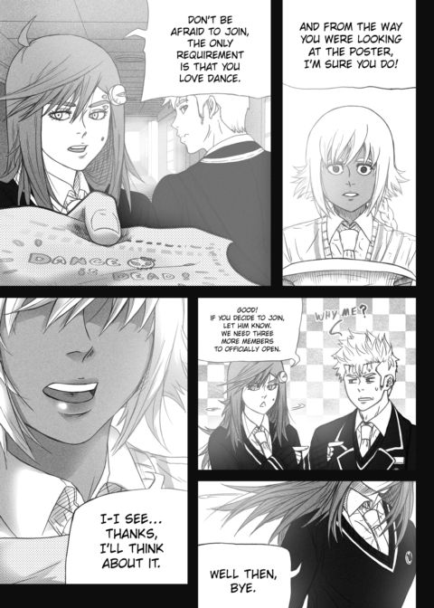 Amague! Chapter 5 "Dance is Dead" Part 4 Chapter 1 page 3
