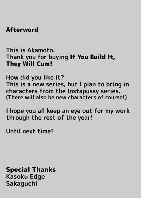 If You Build It, They Will Cum Chapter 1 page 89