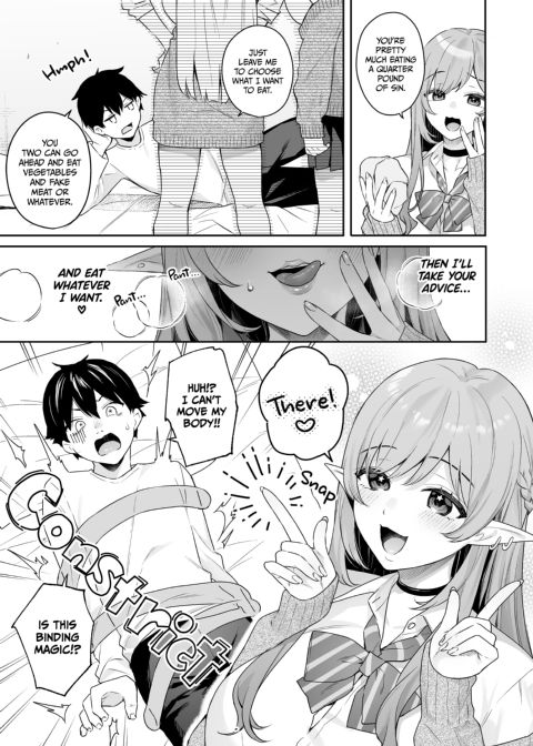 The Vegan Gyaru Elf Craves Meat Chapter 1 page 12