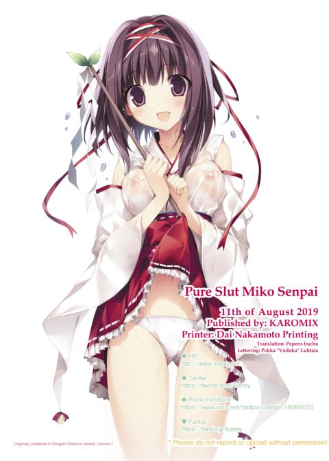 Pure Slut Miko Senpai Chapter 1 page 34