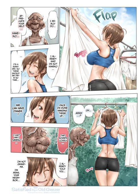 Satisfied By a Frail Old Geezer - Tempting Women Series 1: Asahi and Umekichi Chapter 1 page 33