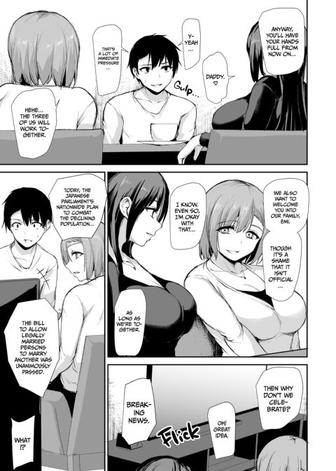 I Can't Get it Up Without Two Pairs of Big Breasts, So My Wife Brought Her Friend! 3 Chapter 1 page 72