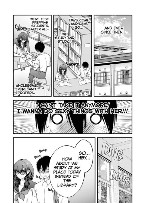 Lovey-Dovey Sex With My Bookworm Girlfriend Chapter 1 page 7