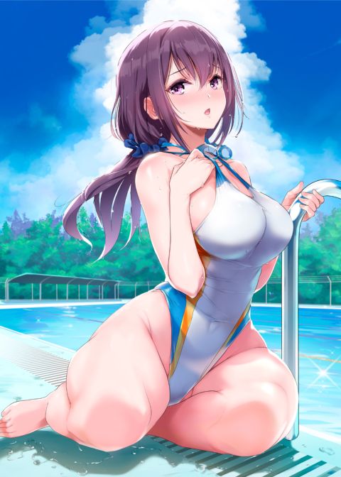The Problem with Being a Busty Swimmer Chapter 1 page 2