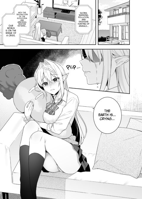 The Vegan Gyaru Elf Craves Meat Chapter 1 page 2