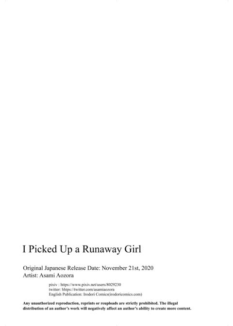 I Picked Up a Runaway Girl Chapter 1 page 23