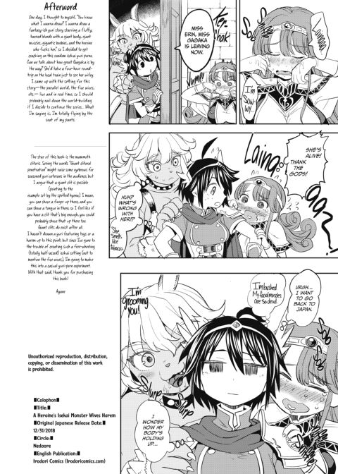 A Heroine's Isekai Monster Wives Harem Chapter 1 page 37