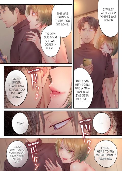 I Can't Resist His Massage! Cheating in Front of My Husband's Eyes Volume 7 Chapter 1 page 50