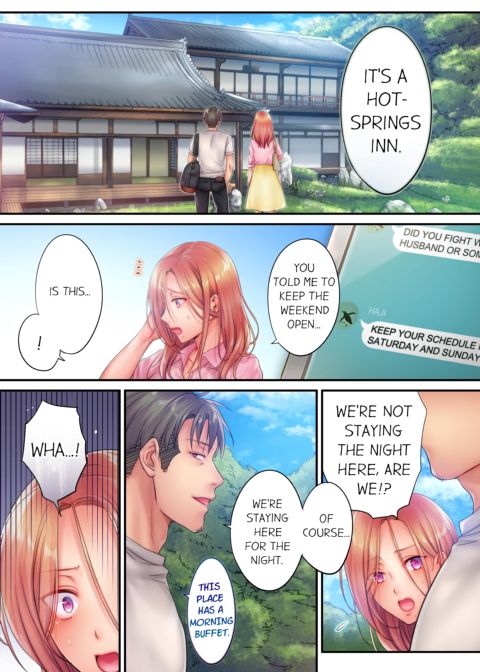 I Can't Resist His Massage! Cheating in Front of My Husband's Eyes Volume 4 Chapter 1 page 42