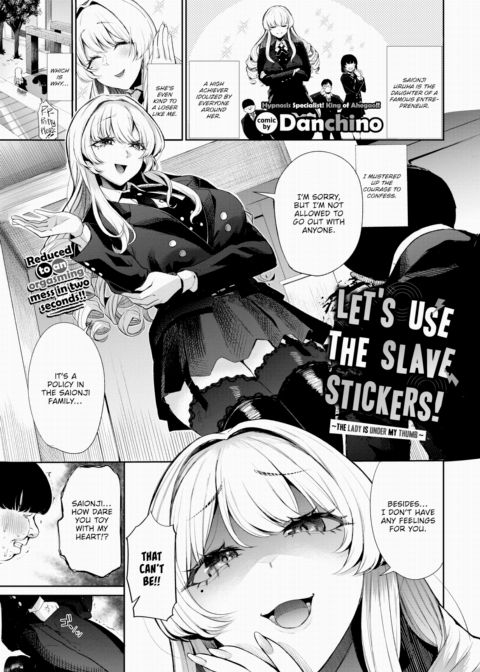 Let's Use the Slave Stickers! ~The Lady is Under My Thumb~ Chapter 1 page 1