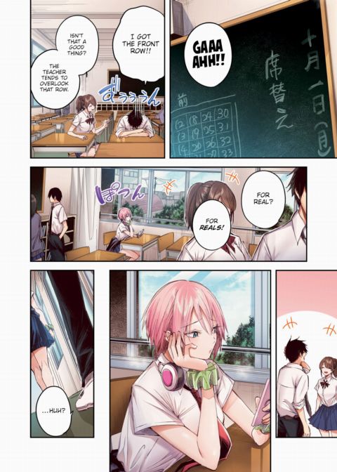 Usui-san is a Strawberry Blonde (Color) Chapter 1 page 6