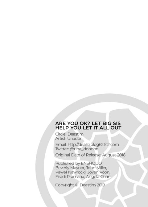 Are You OK? Let Big Sis Help You Let it All Out Chapter 1 page 25