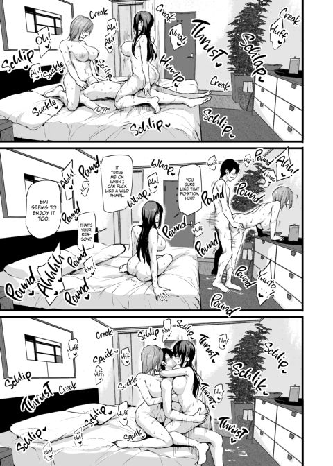 I Can't Get it Up Without Two Pairs of Big Breasts, So My Wife Brought Her Friend! 1 Chapter 1 page 48