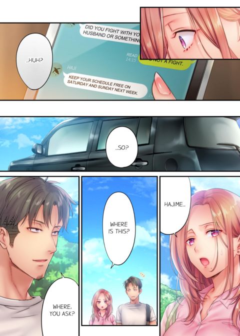 I Can't Resist His Massage! Cheating in Front of My Husband's Eyes Volume 4 Chapter 1 page 41