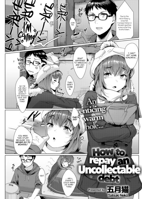 How to Repay an Uncollectible Debt Chapter 1 page 1