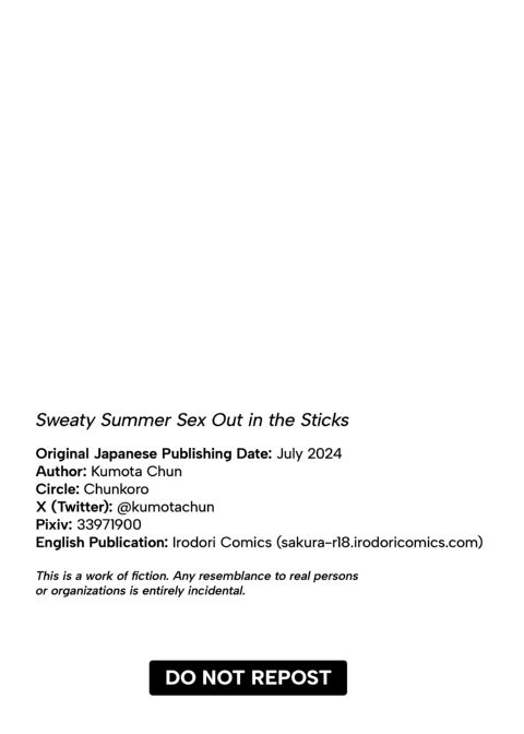 Sweaty Summer Sex out in the Sticks Chapter 1 page 48