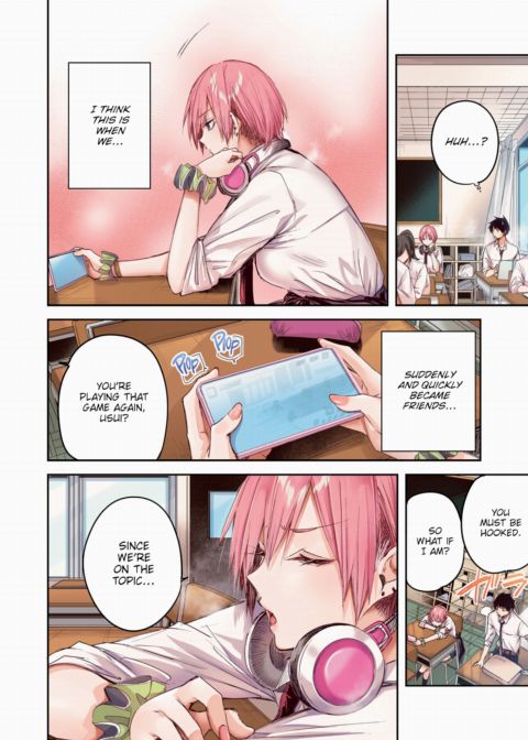 Usui-san is a Strawberry Blonde (Color) Chapter 1 page 4