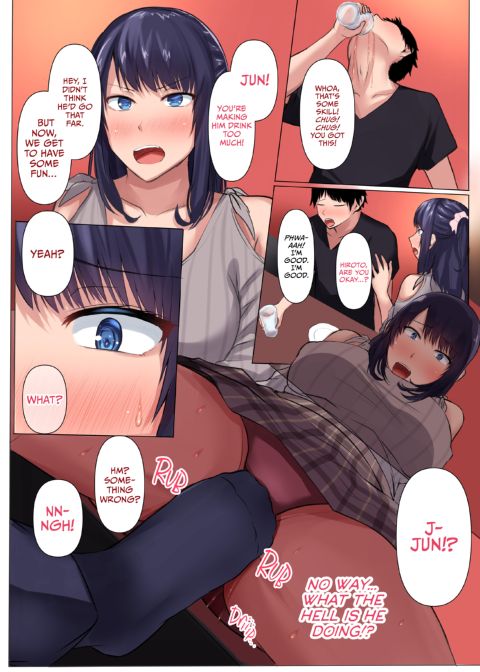 My Childhood Sweetheart Was Ensnared by an Upperclassman's Huge Cock 1 Chapter 1 page 12