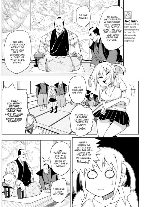A-chan Slips Through Time Chapter 1 page 2