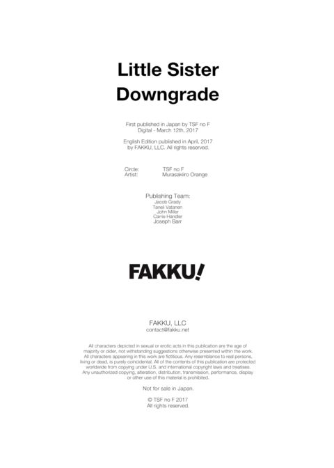 Little Sister Downgrade Chapter 1 page 37