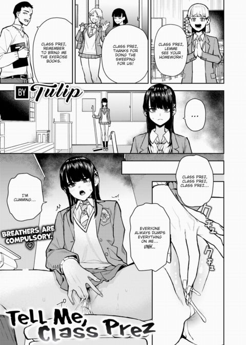 Tell Me, Class Prez Chapter 1 page 1