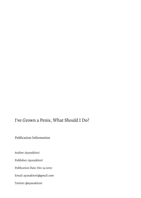 I’ve Grown a Penis, What Should I Do? Chapter 1 page 71