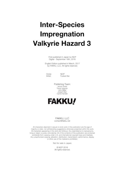 Inter-Species Impregnation Valkyrie Hazard 3 Chapter 1 page 26