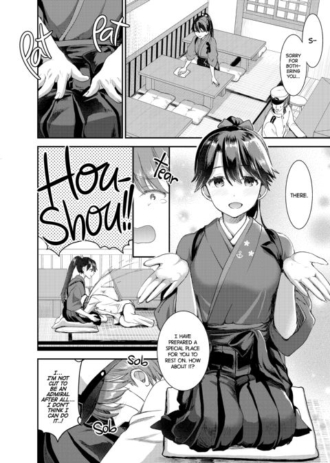Spoiling the Admiral with Breastfeeding and a Handjob - Houshou Edition Chapter 1 page 3
