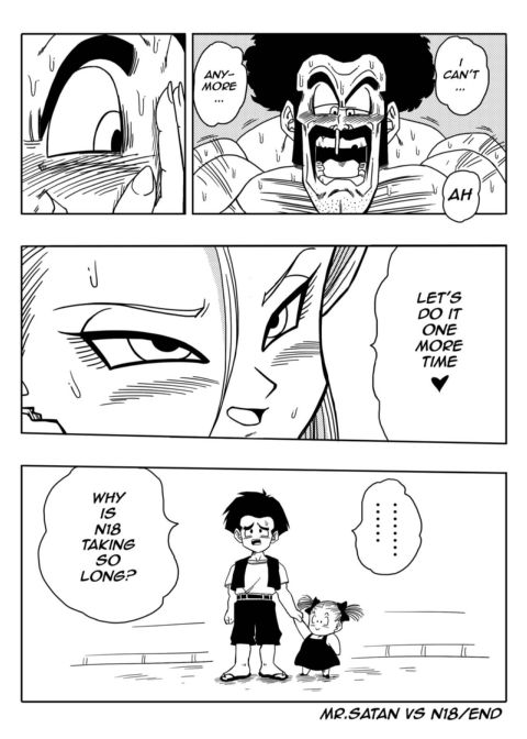 Mr. Satan vs Android N18 Chapter 1 page 14