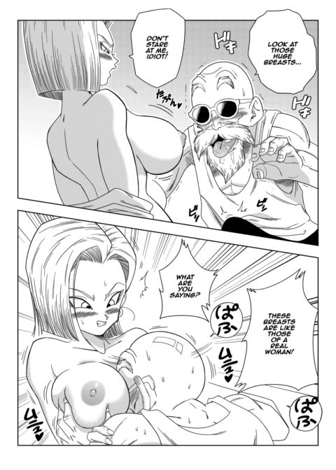 Android 18 vs Master Roshi Chapter 1 page 7