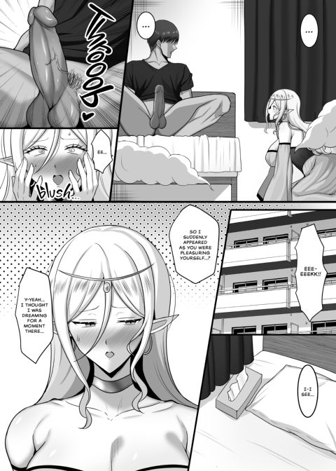 I Accidentally Summoned an Elven Princess While Jacking Off Chapter 1 page 3