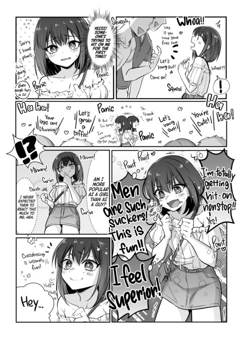 Beginner Crossdresser Drowning in Pleasure Chapter 1 page 5
