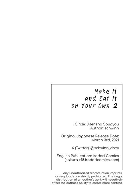 Make It and Eat It on Your Own 2 Chapter 1 page 49