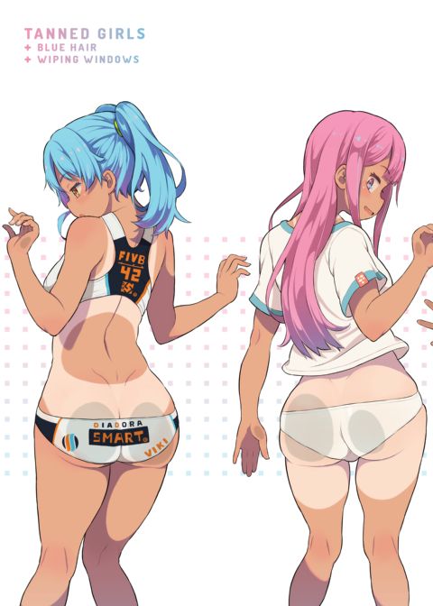Tanned Girl + Blue Hair Anthology Chapter 1 page 59