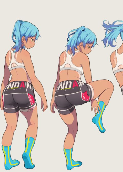 Tanned Girl + Blue Hair Anthology Chapter 1 page 51