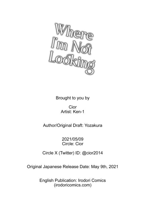 Where I'm Not Looking 1 Chapter 1 page 25