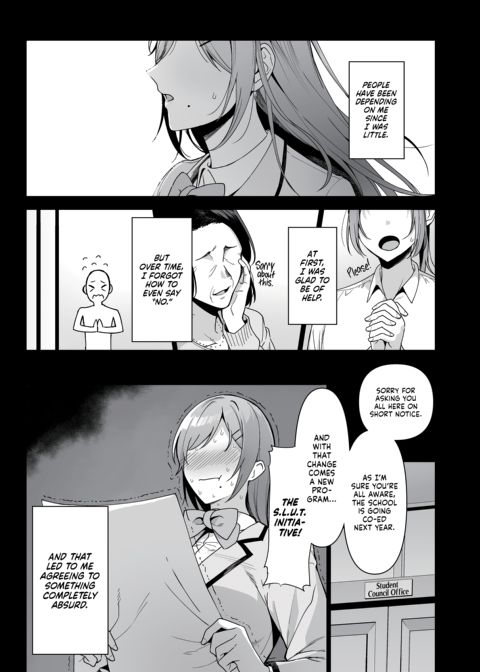 The Hall Monitor on S.L.U.T. Duty Vol. 3 Chapter 1 page 2
