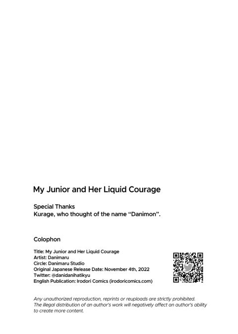 My Junior and Her Liquid Courage Chapter 1 page 71
