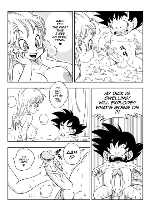 Bulma x Goku: Sex in the Bath Chapter 1 page 6