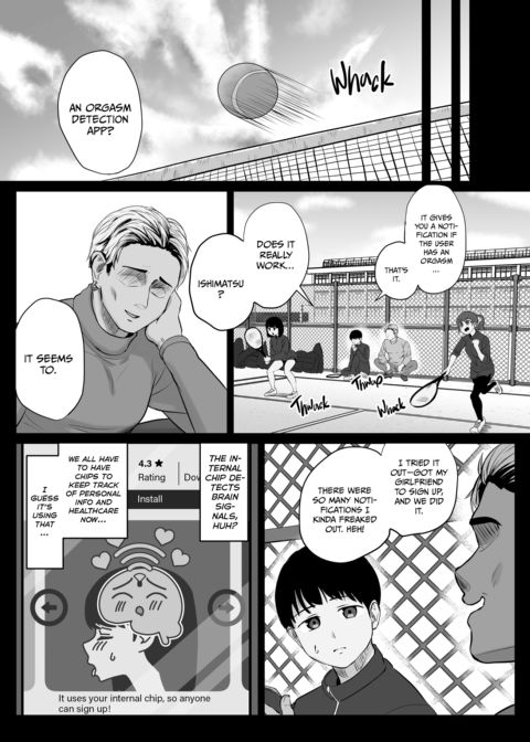 Orgasm Detection App: Nonstop Cuck Alerts Chapter 1 page 10