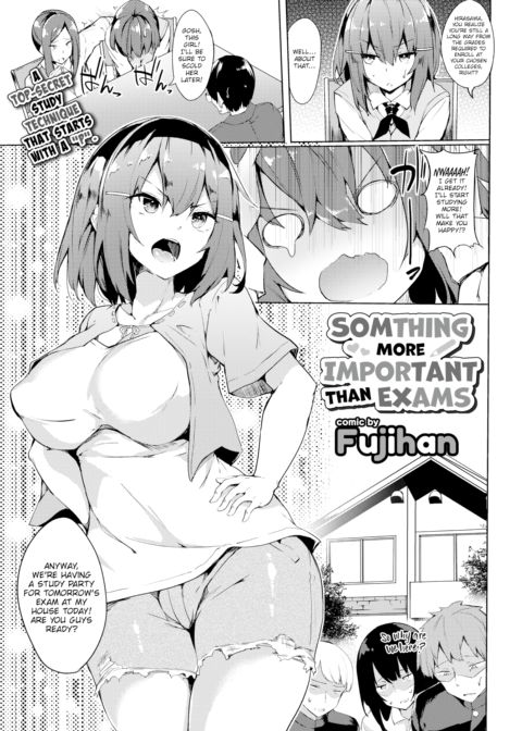 Something More Important Than Exams Chapter 1 page 1